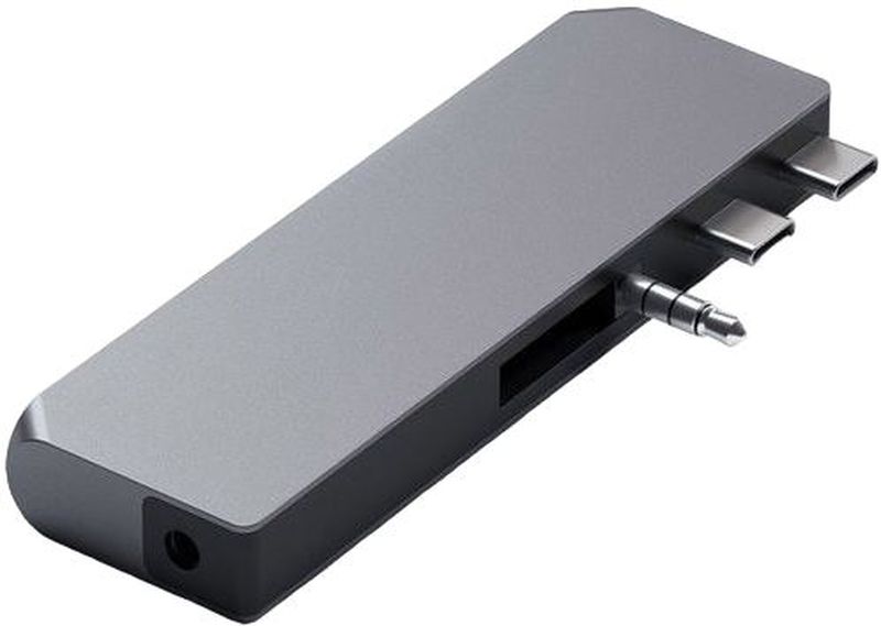 Адаптер Satechi Aluminum USB-C Pro Hub Mini Adapter Space Gray